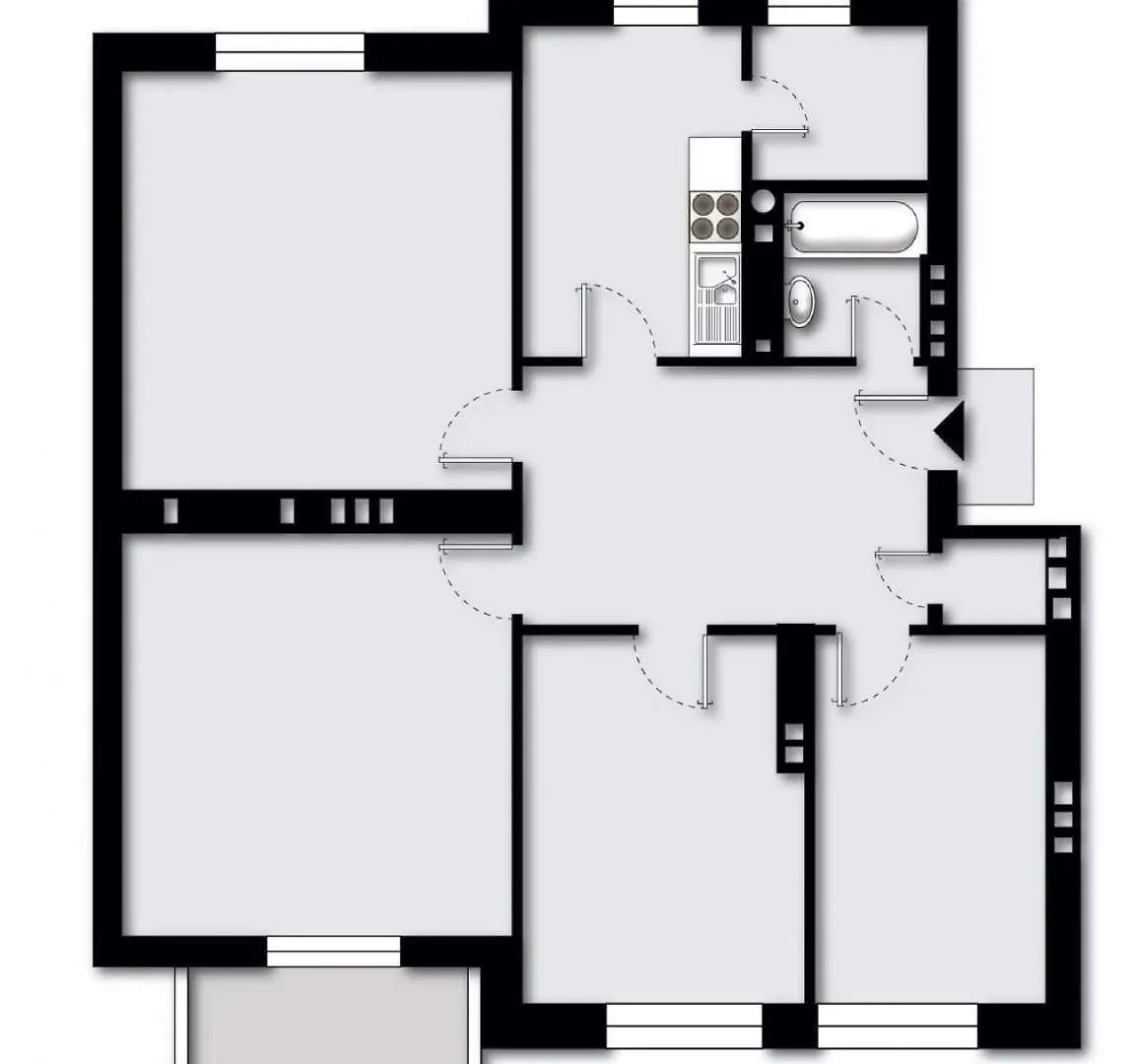 Wolfs Balkonruhe 8P 3Br Zentral Apartment Vienna